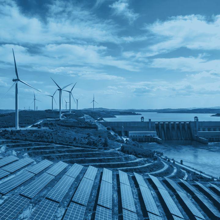 Wind, solar and hydro generation on one site